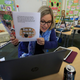Joanne Collins Brock , a second grade teacher at St Francis School (Goshen), teaches online in her empty classroom on April 15, 2020, in Goshen, Ky.